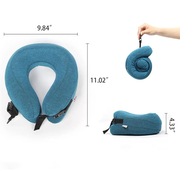 Memory Foam Cervical Pillow Travel Sleeping Headrest Cushion