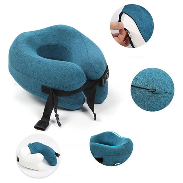 Memory Foam Cervical Pillow Travel Sleeping Headrest Cushion