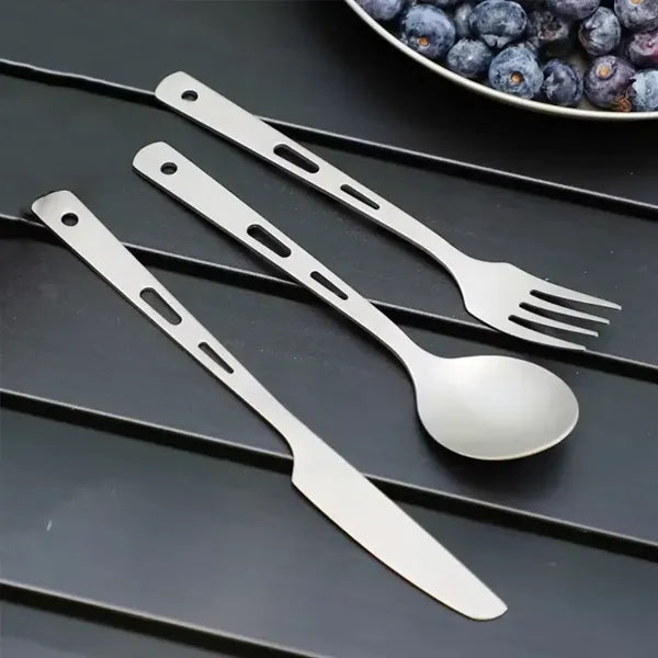 4-piece Titanium Cutlery Set