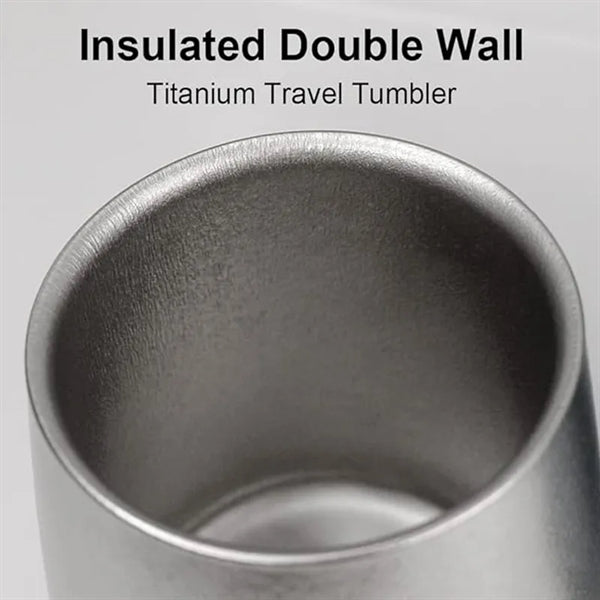 8 Oz Double-Walled Titanium Tumbler