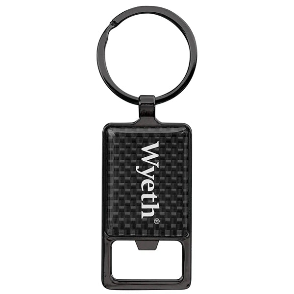 Saugus Key Chain Bottle Opener - Black