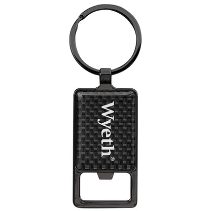 Saugus Key Chain Bottle Opener - Black