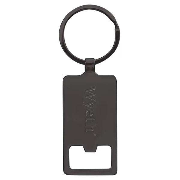 Saugus Key Chain Bottle Opener - Black