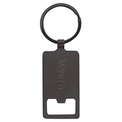 Saugus Key Chain Bottle Opener - Black