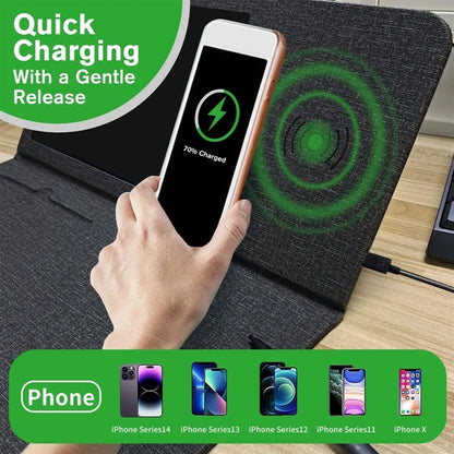 Qi Wireless Charging Mouse Pad With LCD Writing Tablet