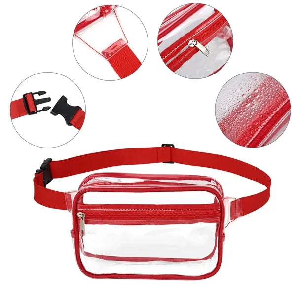 2 Pocket Clear Fanny Pack