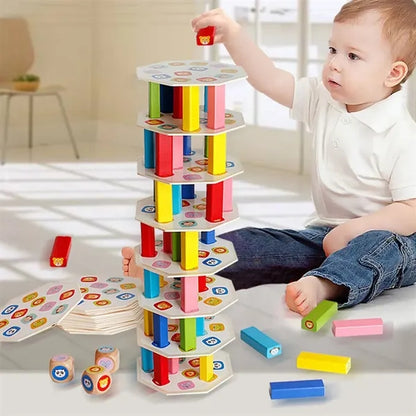 Blocks Wooden Stacking Domino Game