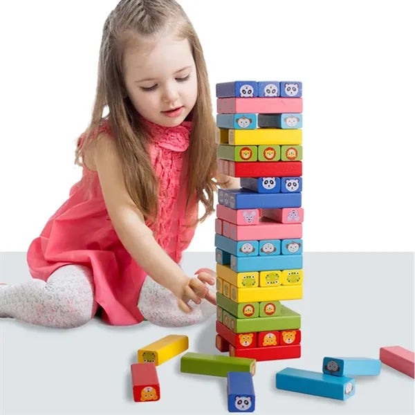 Blocks Wooden Stacking Domino Game