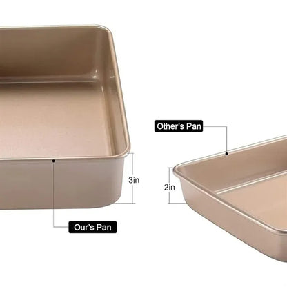 Deep Square Cake Pan Baking Mold