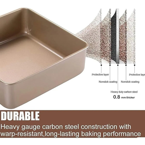Deep Square Cake Pan Baking Mold
