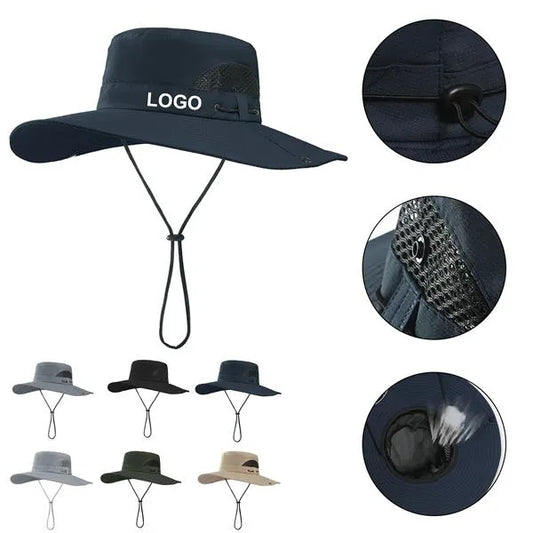 Mens Wide Brim Sun Hat