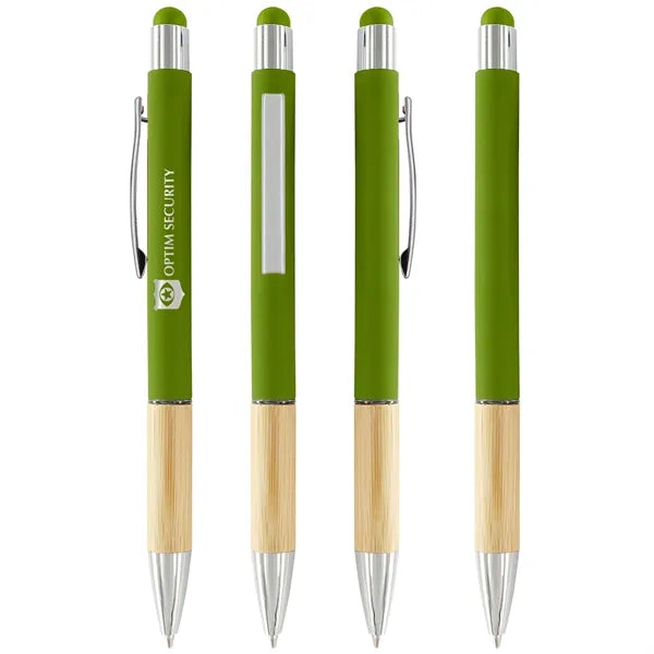Saratoga Bamboo Grip Stylus Pen