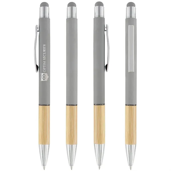 Saratoga Bamboo Grip Stylus Pen