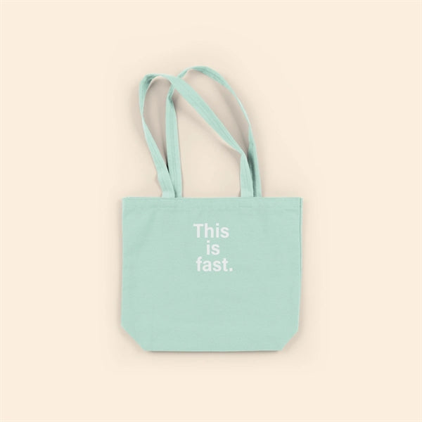 THIS IS FAST DAILY GRIND - COLORED CANVAS