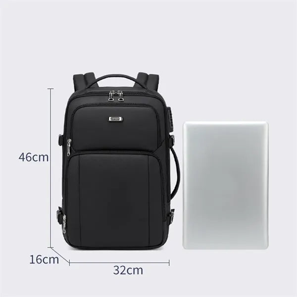 Business Anti Theft Backpack With Usb Charging Port