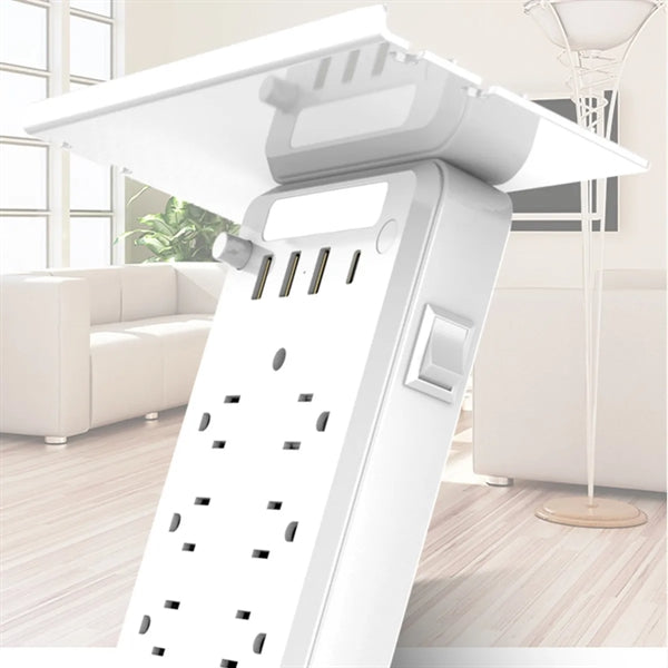 6-Outlet Extender Socket With 4 Usb Ports