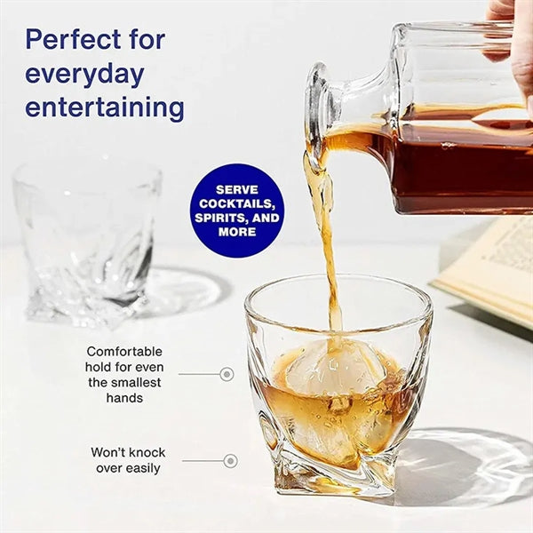 Crystal Whiskey Wine Glasses 10Oz