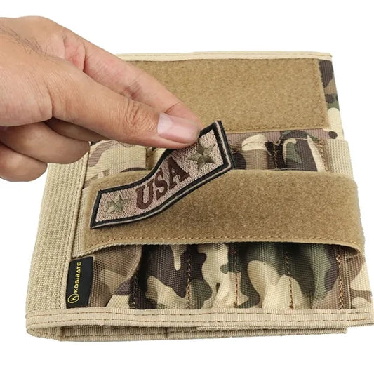 Outdoor Camouflage Tactical Book Leather Cover