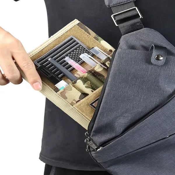 Outdoor Camouflage Tactical Book Leather Cover