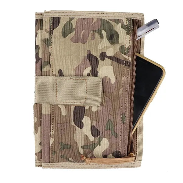 Outdoor Camouflage Tactical Book Leather Cover