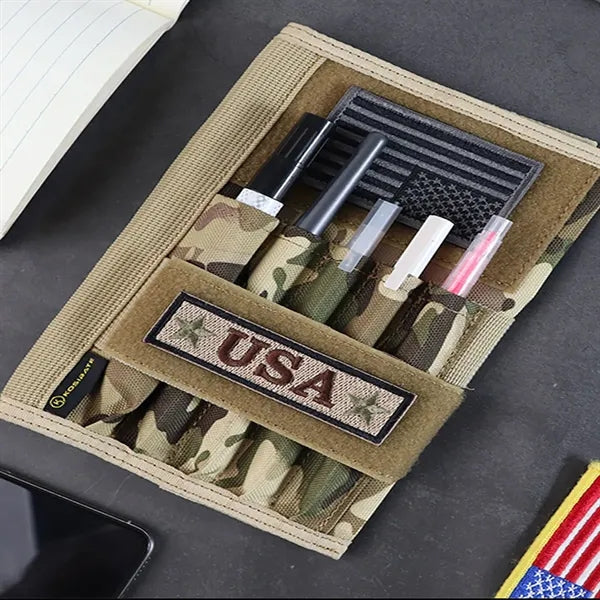 Outdoor Camouflage Tactical Book Leather Cover