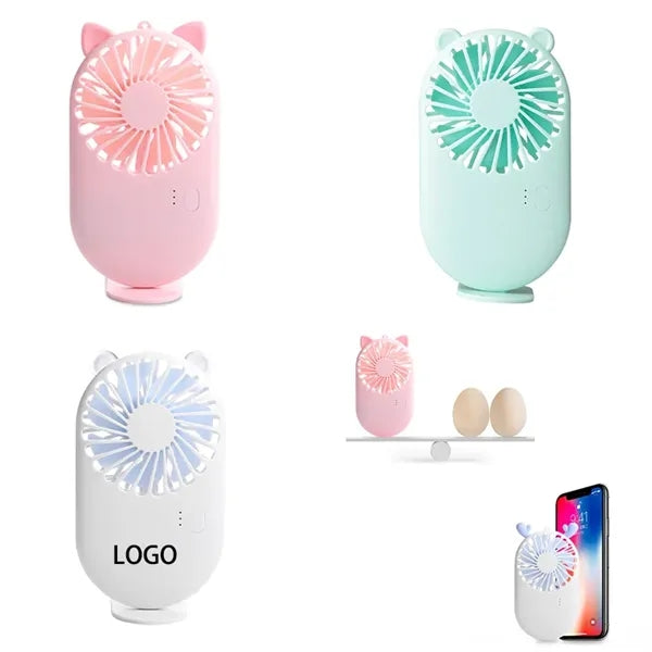 Customizable Handheld Rechargeable Mini USB Fan