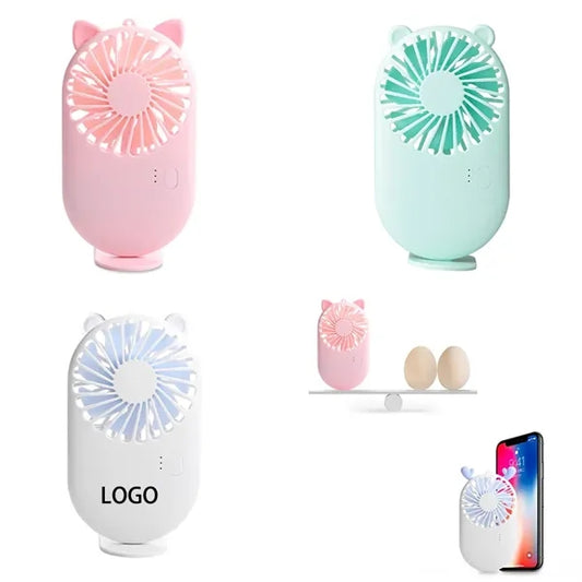 Customizable Handheld Rechargeable Mini USB Fan