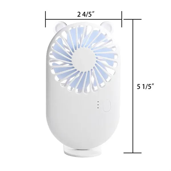 Customizable Handheld Rechargeable Mini USB Fan