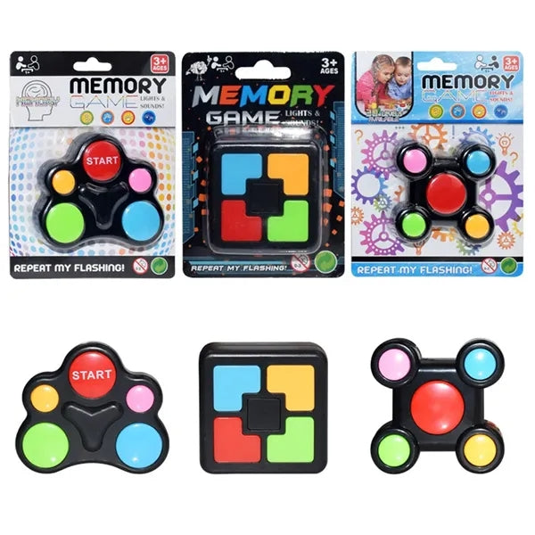 Kids Handheld Light-Up Sound Electric Memory Training Toy