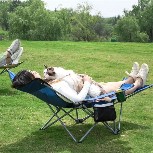 Portable Folding Reclining Camping Chair with Carry Bag
