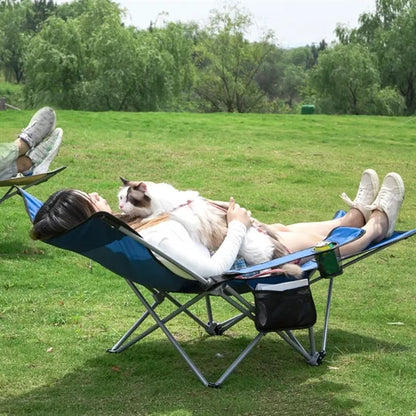 Portable Folding Reclining Camping Chair with Carry Bag