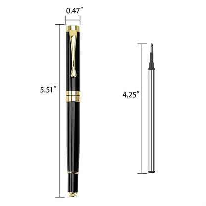Metal Engraving Custom Gift Roller Ballpen Ballpoint Pen Set