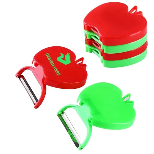 Folding vegetable peeler knife