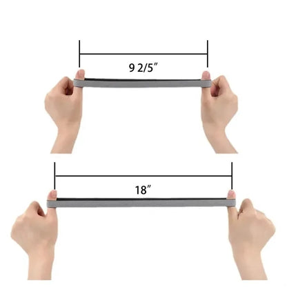 Elastic Headband Running Sweat-Absorbing With Silicone Strip