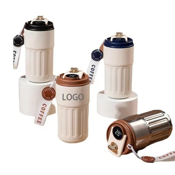 13OZ Intelligent Temperature Measurement Rope Insulation Cup