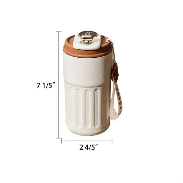 13OZ Intelligent Temperature Measurement Rope Insulation Cup