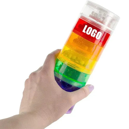 Stackable Rainbow 7 Day Pill, Medicine, Vitamin Organizer