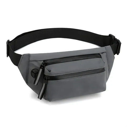Men Mini Sling Waist Bag With Earphone Hole