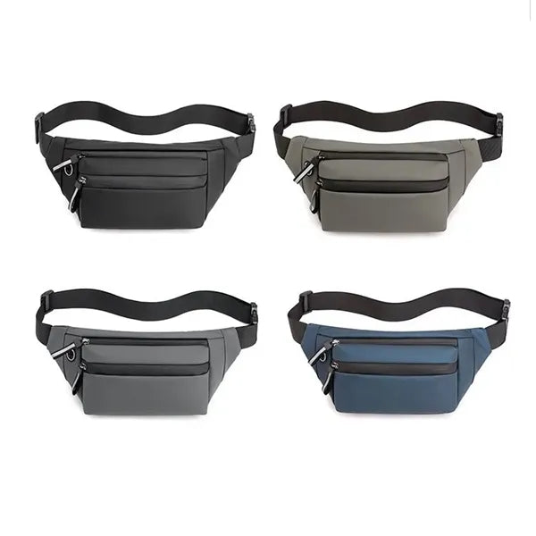 Men Mini Sling Waist Bag With Earphone Hole