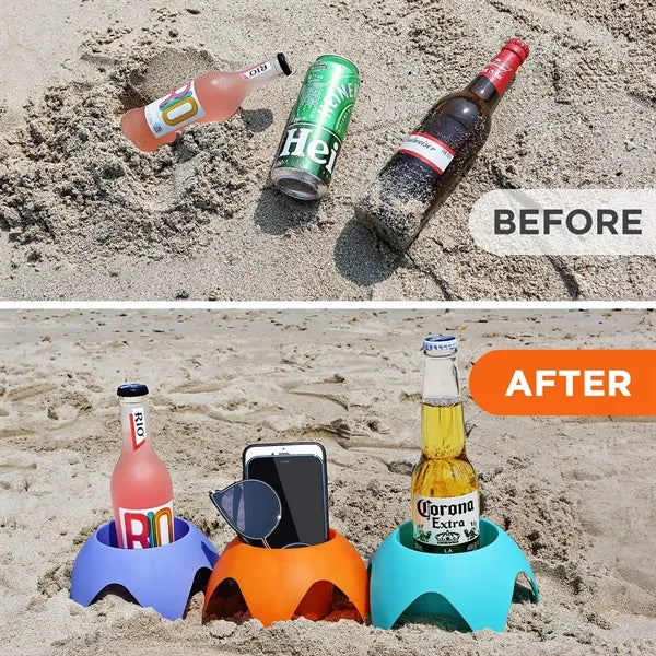 Beach Vacation Essentials Trip Must Haves  Sand Cup Holders