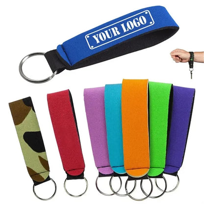 heavy-duty key floating Wristlet keychain