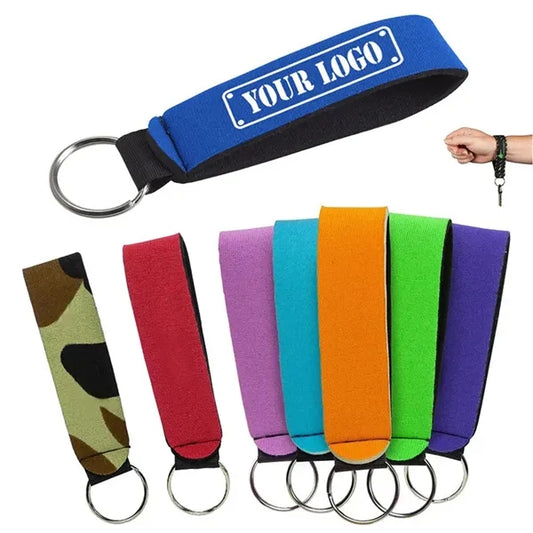 heavy-duty key floating Wristlet keychain