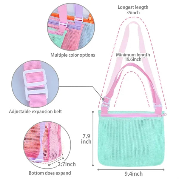 Kids Beach Toy Mesh Bag