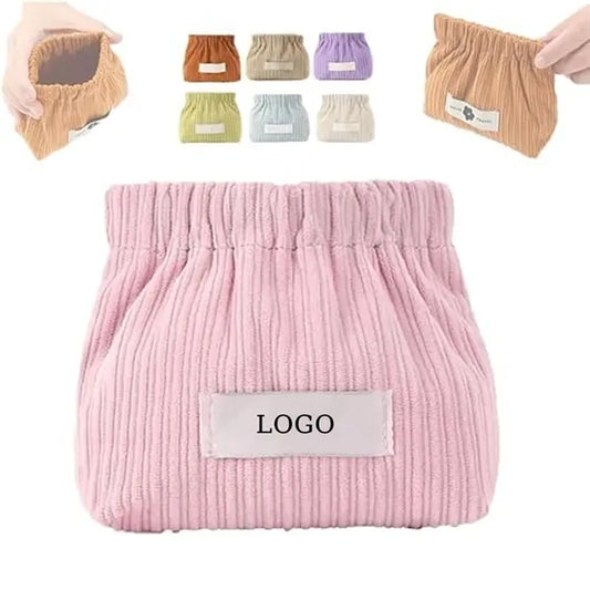 Corduroy Elastic Storage Bag