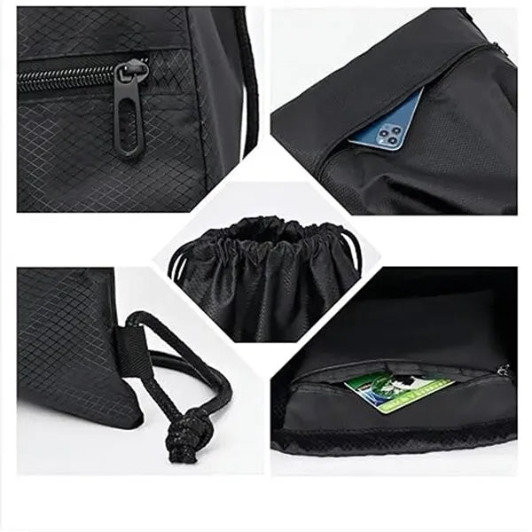 Drawstring Backpack String Bag
