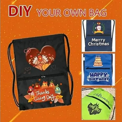 Drawstring Backpack String Bag