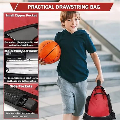 Drawstring Basketball Backpack