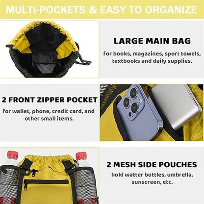 Drawstring Basketball Backpack