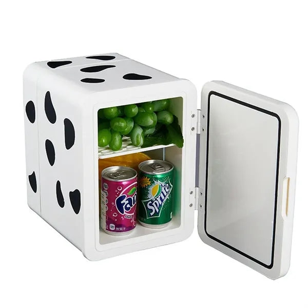4L Cow Style Mini Refrigerator