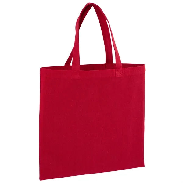 Recycled Cotton Canvas Tote Bag 15" x 15" - Full Color